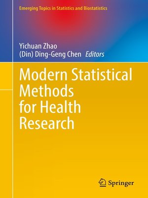 cover image of Modern Statistical Methods for Health Research
